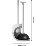 Imagen de Kit de sopapa para inodoro y cepillo