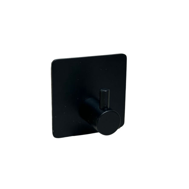 Imagen de Percha autoadhesiva Negro Mate GC