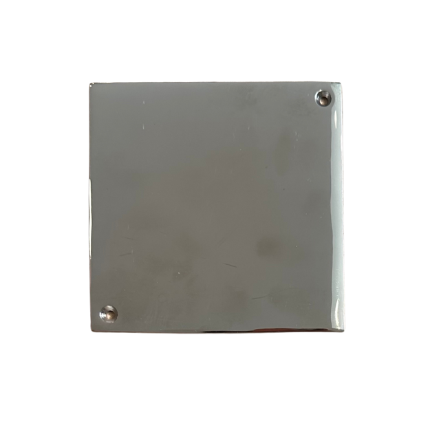 Imagen de Rejilla bronce cromada reposición lisa 15x15 cm