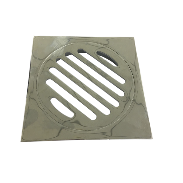 Imagen de Rejilla cromada con rosca y aro 10x10