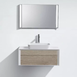 Imagen de Mueble de baño suspendido White Sona 100 cm sin bacha