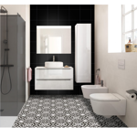 Imagen de Cerámica para piso y pared 110 Negra 31x31 cm Brillante