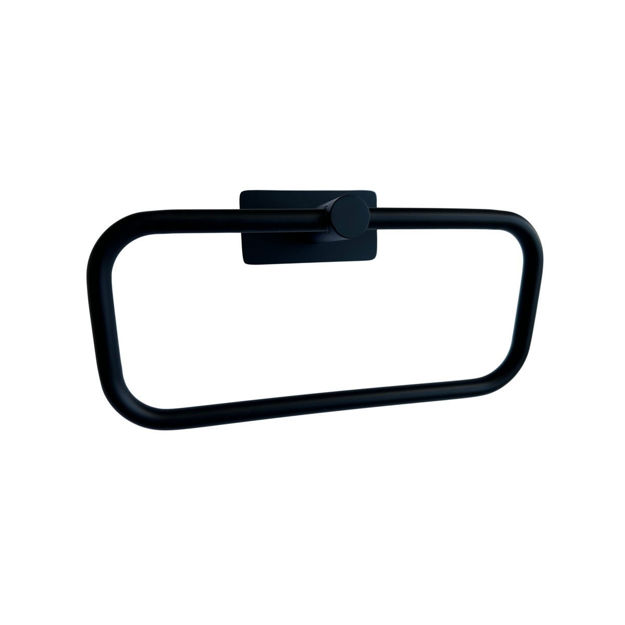 Imagen de Toallero Aro autoadhesivo Negro Mate GC