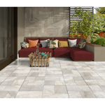 Imagen de Cerámica para piso Sao Tomé Gris 45x45 cm Mate