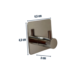 Imagen de Percha autoadhesiva Cromo GC