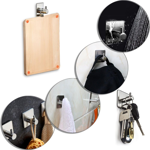 Imagen de Percha autoadhesiva Cromo GC