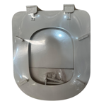 Imagen de Tapa inodoro MDF Vogue/Bari blanca herraje plástico