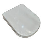 Imagen de Tapa inodoro MDF Vogue/Bari blanca herraje Metálico