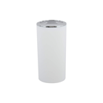 Imagen de Set de baño 6 pz Blanco y cromo (papelera-dispensadores)