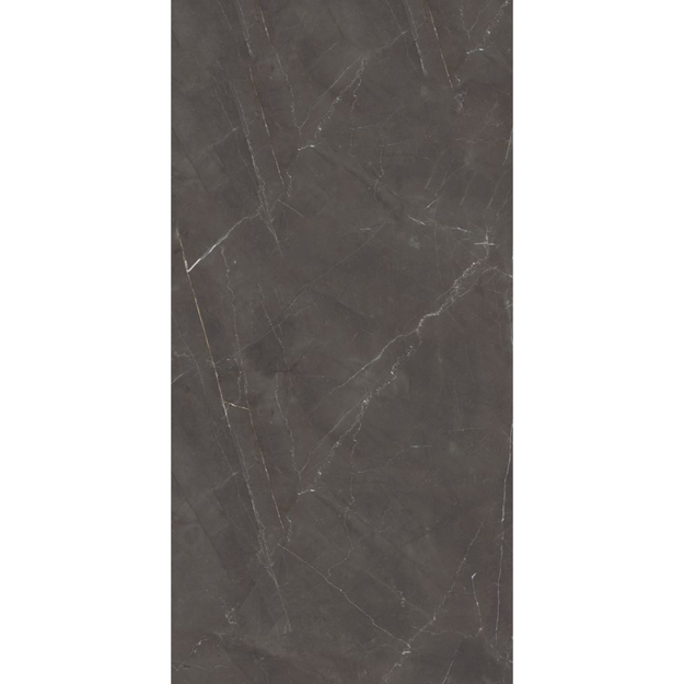 Imagen de Porcelanato para piso y pared Borghini Nero 58,4x117 cm Pulido Brillante y Rectificado