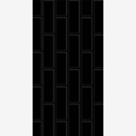 Imagen de Cerámica de pared 32A13 Ladrillo Negro 32x62 cm Brillo Rectificado