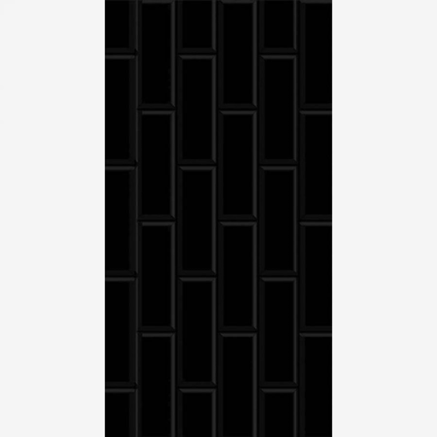 Imagen de Cerámica de pared 32A13 Ladrillo Negro 32x62 cm Brillo Rectificado