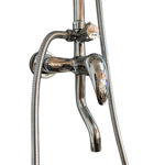 Imagen de Barral de ducha Monocomando Exterior con transferencia Caddie Cromado Brillante