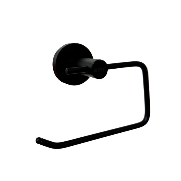 Imagen de Portarollo negro mate sin tapa Milano Dmc