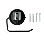 Imagen de Portarollo negro mate sin tapa Milano Dmc