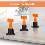 Imagen de Nivelador reutilizable kit x 50 uni mas llave DMC
