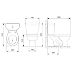 Imagen de Inodoro con mochila para niños Celite