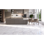 Imagen de Porcelanato para piso y pared Carrara Dream 60x60 cm Pulido Brillante y Rectificado