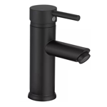 Imagen de Grifería de lavatorio Monocomando de mesada Milano Negro Mate
