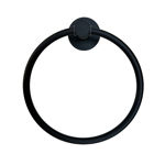 Imagen de Aro toallero negro mate Milano Dmc
