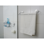 Imagen de ORGANIZADOR DE BAÑO ADHESIVO CROMO