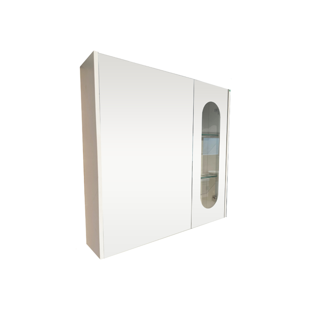 Imagen de Espejo botiquín 75 cm Curve blanco DMC