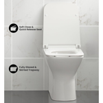 Imagen de Inodoro corto Lenna Blanco 51X34X40cm