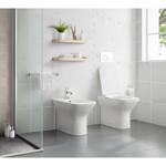 Imagen de Inodoro corto Lenna Blanco 51X34X40cm