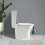 Imagen de Inodoro largo con mochila Mirage Blanco