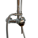 Imagen de Barral de ducha  Monocomando Exterior con transferencia  Milano Cromado Brillante