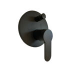 Imagen de Grifería de Ducha Monocomando de embutir con transferencia DMC Negro Mate