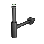 Imagen de Sifón botella negro mate ABS Bonomini 1 1/4"