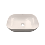 Imagen de Bacha de apoyo Semi Oval 45 cm Blanca Brillante DMC