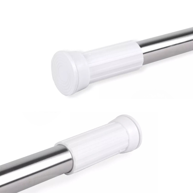 Imagen de Barra para cortina extensible 110 a 200mm acero inoxidable DMC