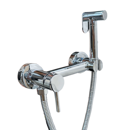 Imagen de Grifería de Ducha higiénica monocomando Exterior Milano Cromada Brillante