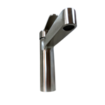 Imagen de Griferia de lavatorio Monocomando Bajo de mesada Attic Gris Satinado