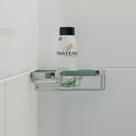 Imagen de Organizador de baño Esquinero en L Bronce Cromado Brillante