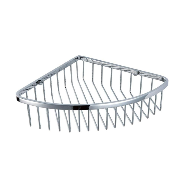 Imagen de Organizador de baño Esquinero Bronce Cromado Brillante