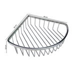 Imagen de Organizador de baño Esquinero Bronce Cromado Brillante