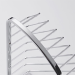 Imagen de Organizador de baño Esquinero Bronce Cromado Brillante