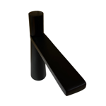 Imagen de Griferia de lavatorio Monocomando bajo de mesada Marbella Negro Mate