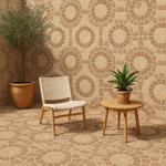 Imagen de Cerámica para piso y pared Granada Cotto 44x44 cm Antideslizante