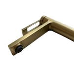 Imagen de Grifería de lavatorio Monocomando de mesada Alto Elar Oro mate