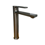 Imagen de Grifería de lavatorio Monocomando de mesada Alto Elar Grafito