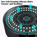 Imagen de Set de ducha teléfono completo DMC Negro Mate