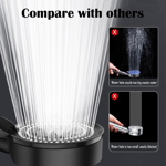 Imagen de Mango ducha teléfono negro mate DMC