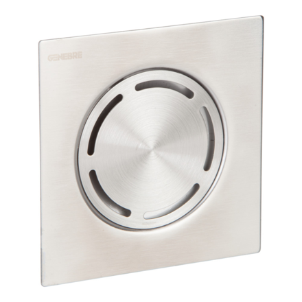 Imagen de Rejilla de piso click clack 15x15 acero inox Genebre