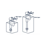 Imagen de Kit repuesto cisterna mochila Dmc doble descarga
