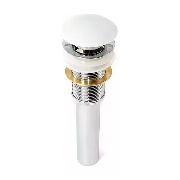 Imagen de Válvula lavatorio blanco mate click clack 1.1/4 t/grande