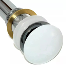 Imagen de Válvula lavatorio blanco mate click clack 1.1/4 t/grande